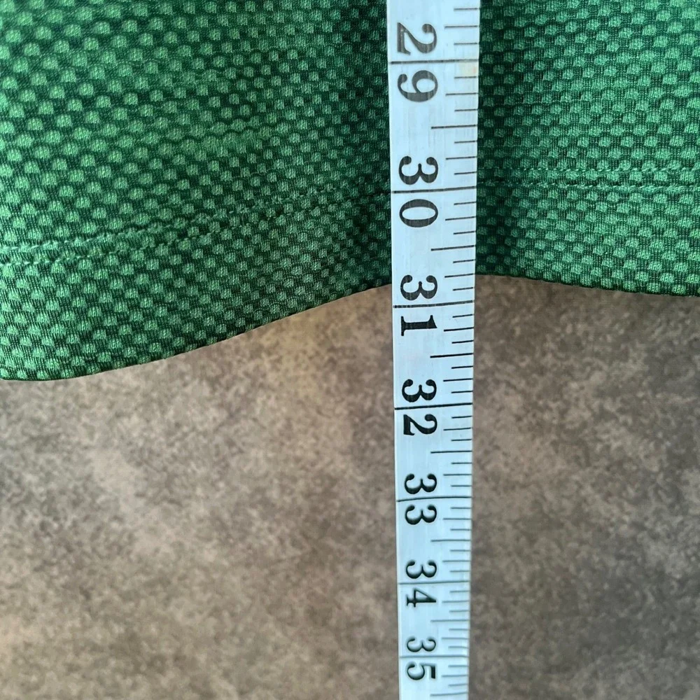 Columbia Golf Mens Preppy Country Club Green Omni-Wick Quarter Zip‎ Pullover XL